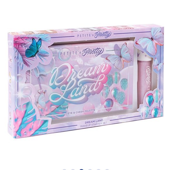 Petite 'n Pretty Dream Land Eye & Cheek Palette & Pink Cloud 10k Shine Lipgloss - Picture 14 of 16
